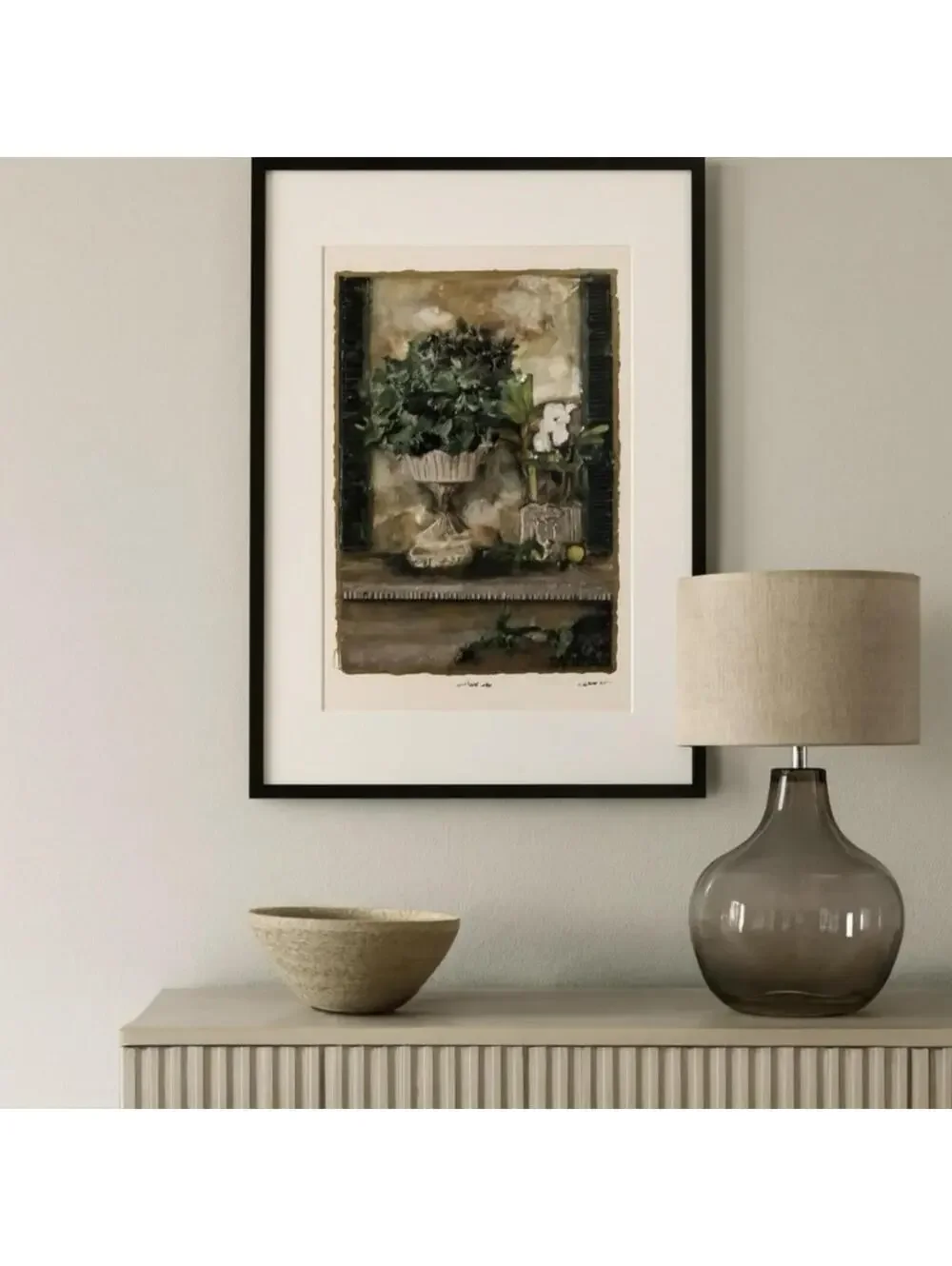 Pair of Framed Still Life Art Prints by C. Winterle Olson
